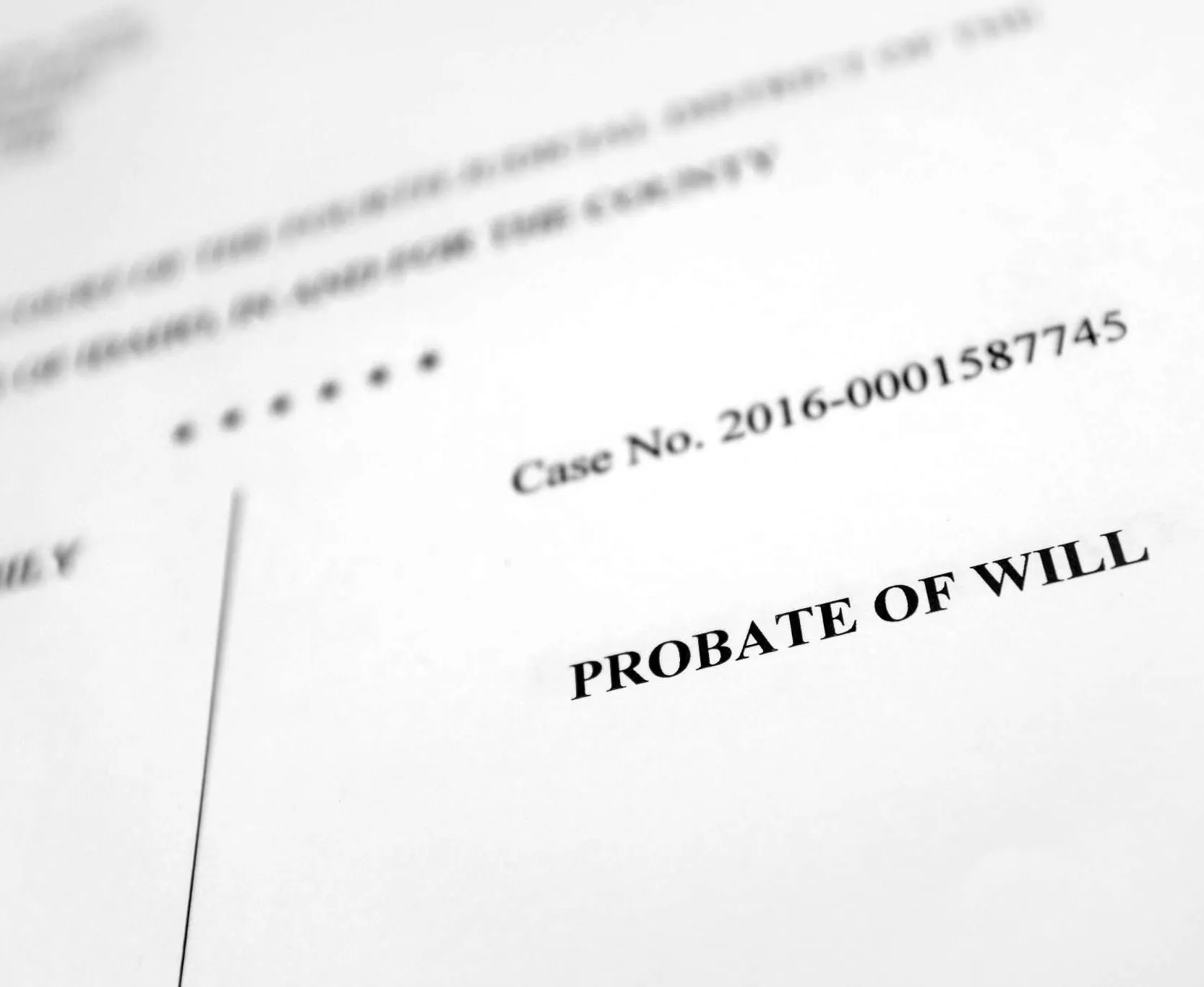 Family consultation about probate