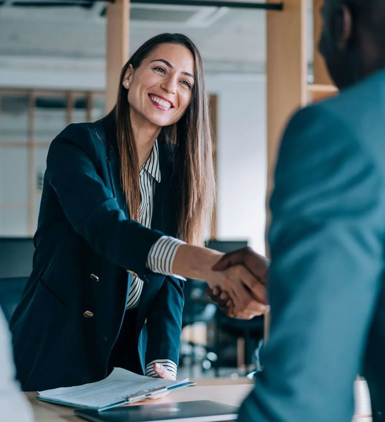 Person signing financial documents